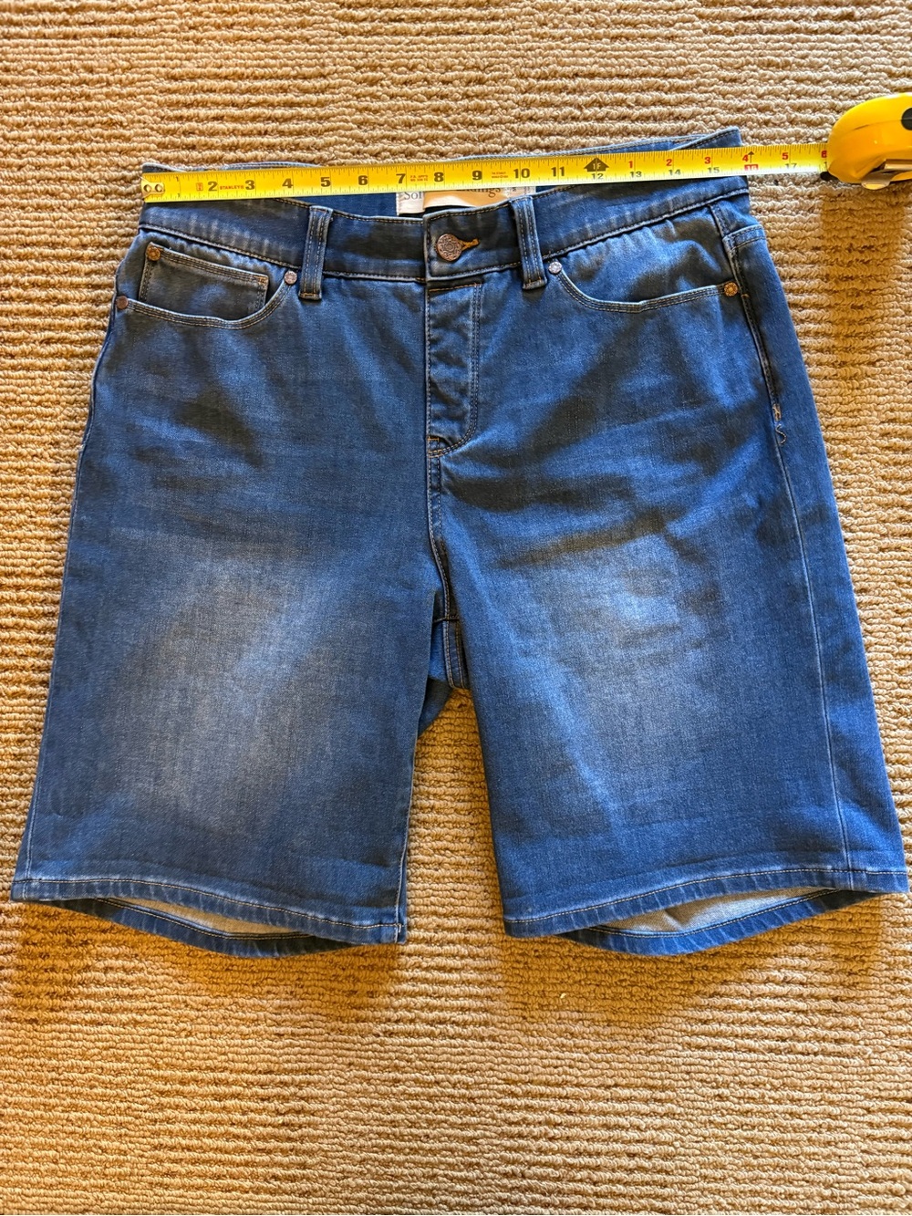 Soft Surroundings Women's Blue Jean Shorts